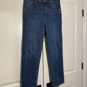 Pull&Bear Deep Blue Straight Jeans